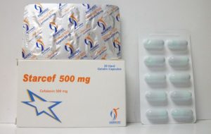 ستارسيف كبسولات لعلاج الزكام ومضاد حيوى واسع المجال - Starcef Capsule